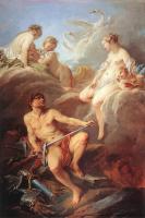 Boucher, Francois - Venus Demanding Arms from Vulcan for Aeneas